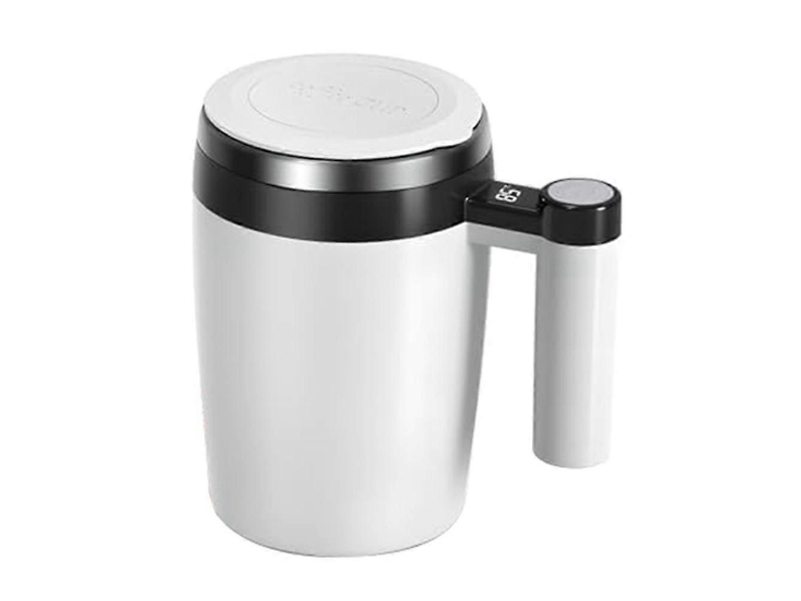 Caneca De Café Magnética Automática Com Misturador, Caneca De Café Com Misturador Automático, Indicador De Temperatura, Bateria E Visor Lcd, Cane