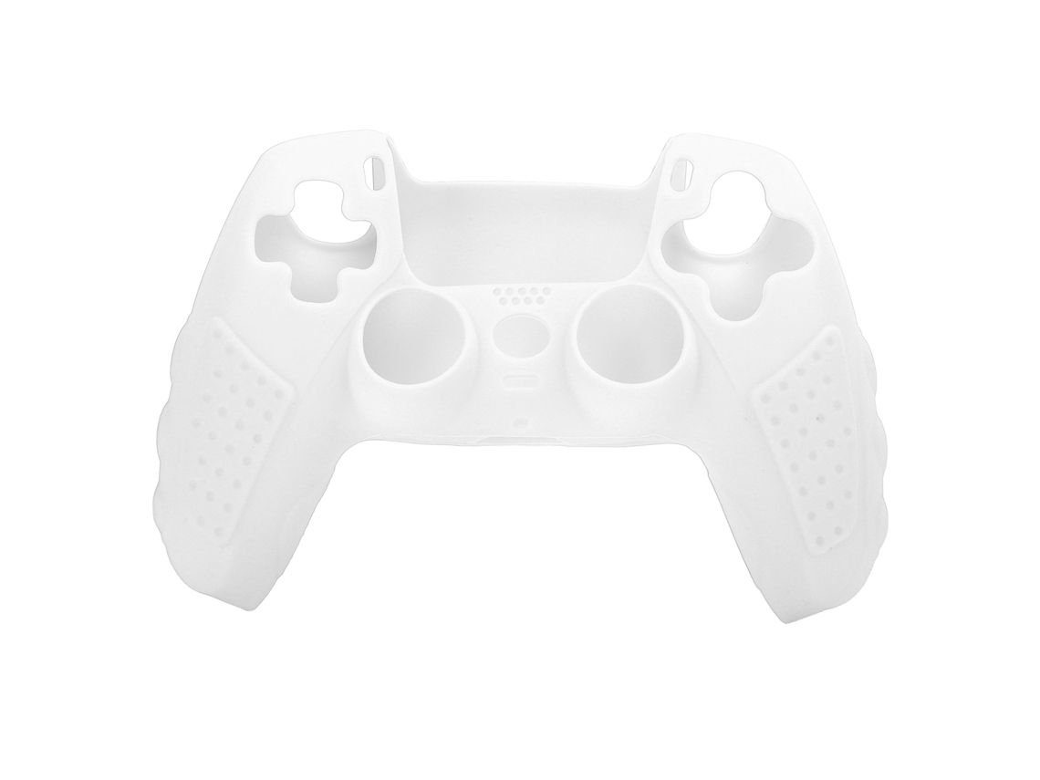 Funda antideslizante de silicona para mando PS5, blanco | MARCA