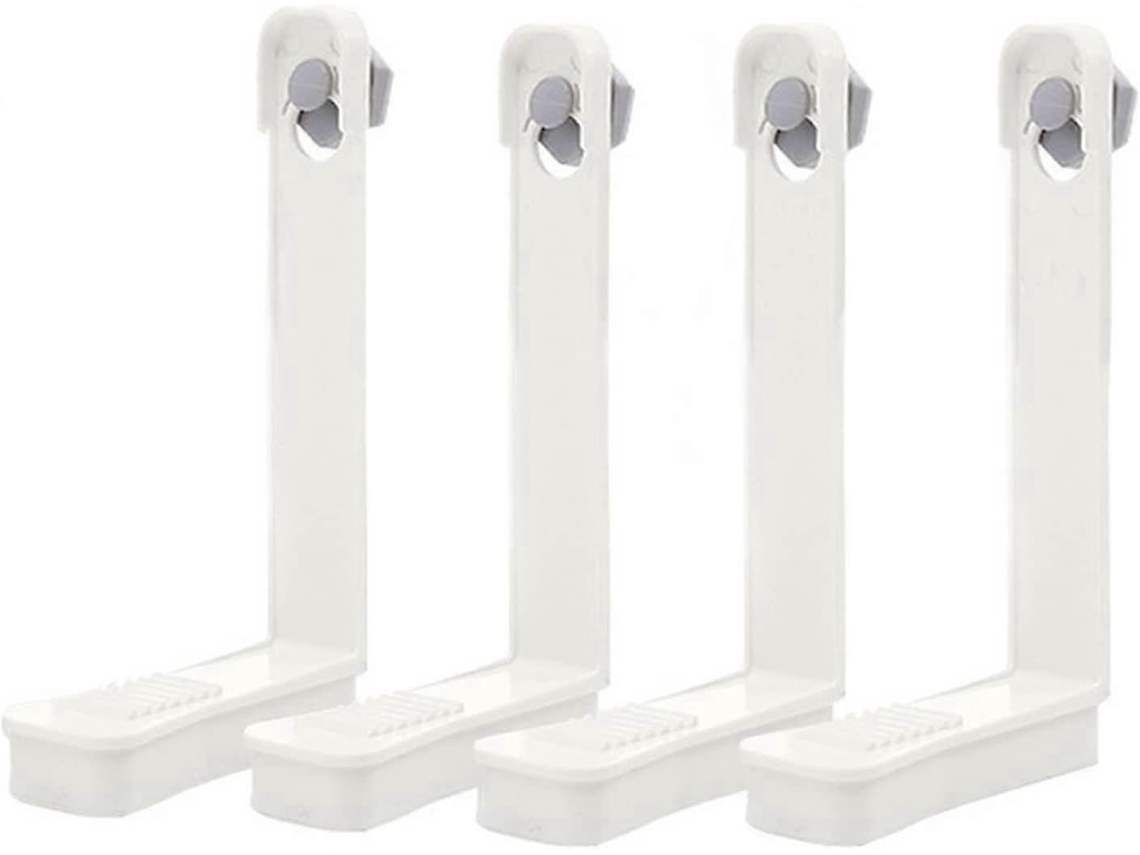 Lurelia Prendedores Para Lençol 4 Peças Abs Plástico Antiderrapante Ajustável Elástico Seguro Colcha Colchão Cama Queen King Solteiro