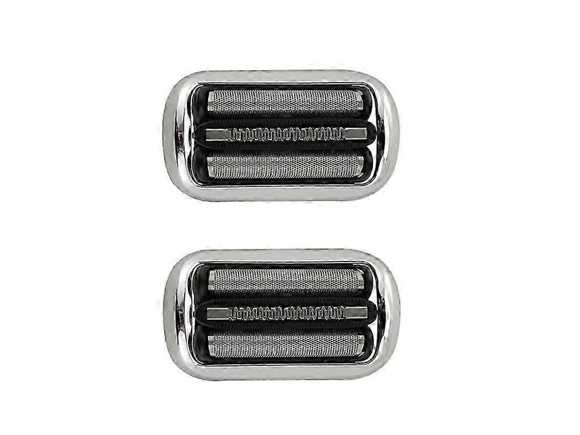 Cabeça De Barbeador Elétrico Modelo 73s, Conjunto De 2 Peças, Prata, Compatível Com Modelos Específicos
