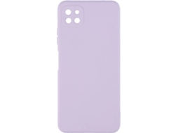 Capa Samsung Galaxy A22 5G SKYHE Silicone Líquido Roxo