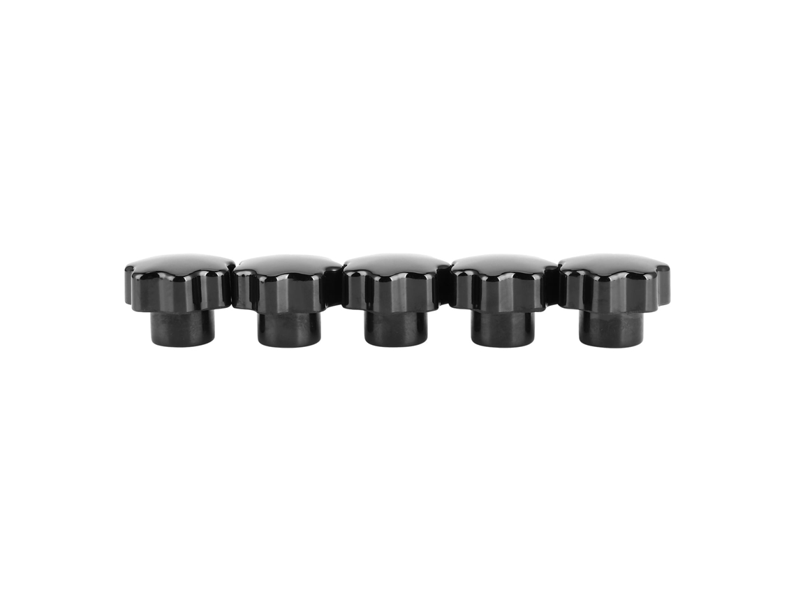 Conjunto de 5 porcas com botão de aperto de 10 mm em núcleo de latão BRILVIBERA