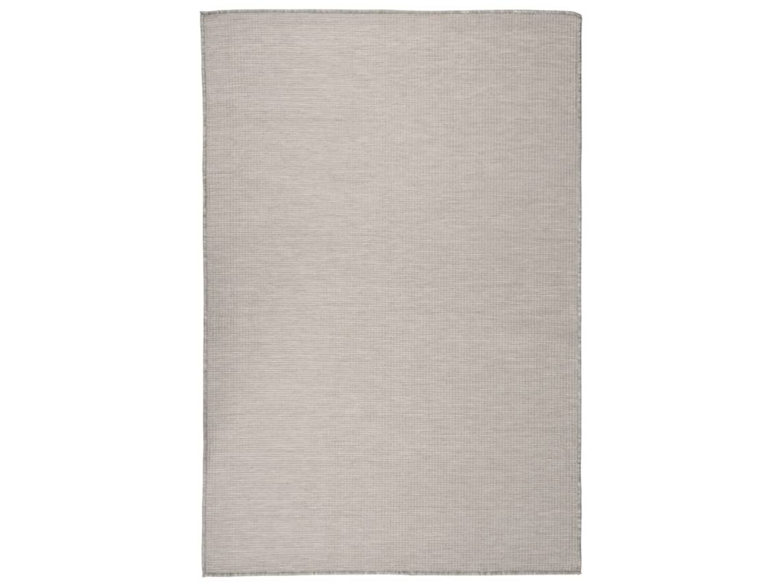 Tapete VIDAXL Cinzento-acastanhado Plástico (120 x 170 cm)