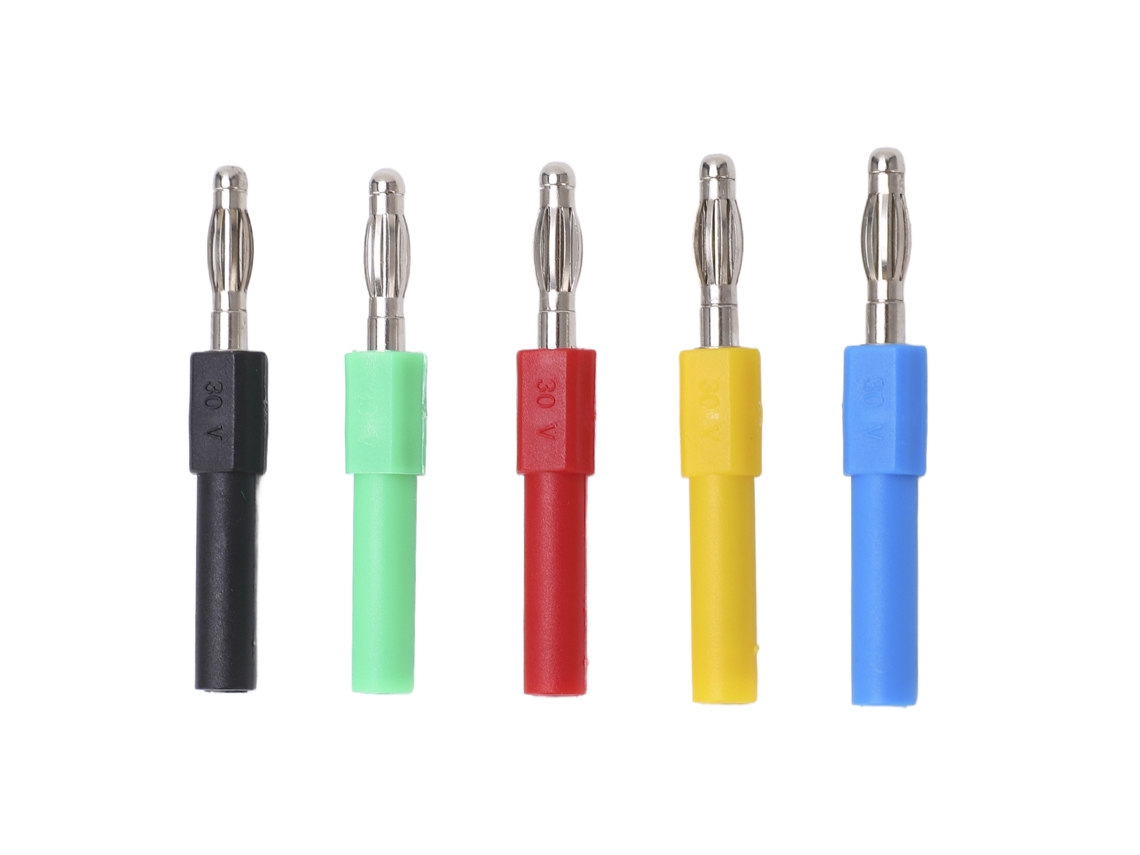 Conector De Plugo Banana 4mm Macho A 2mm Hembra Para Multímetro 5pcs/set J.20012