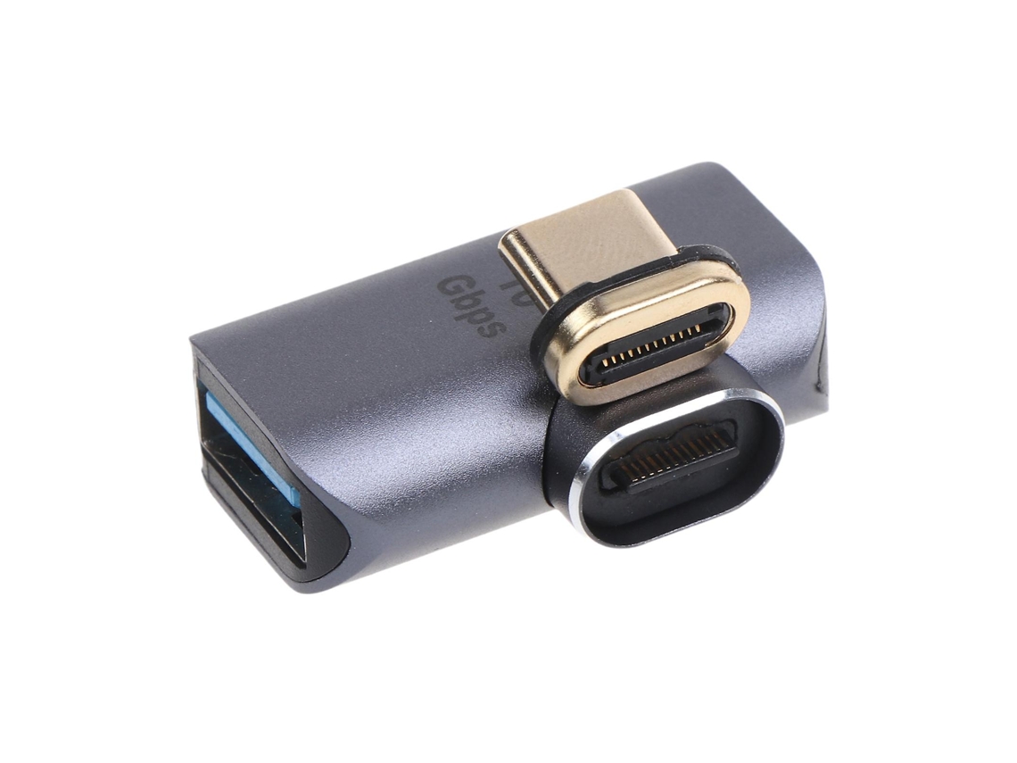 Mini Usb 3.1 Tipo C Adaptador Magnético Usb C Macho Para Usb 3.0 Fêmea Otg Adaptador