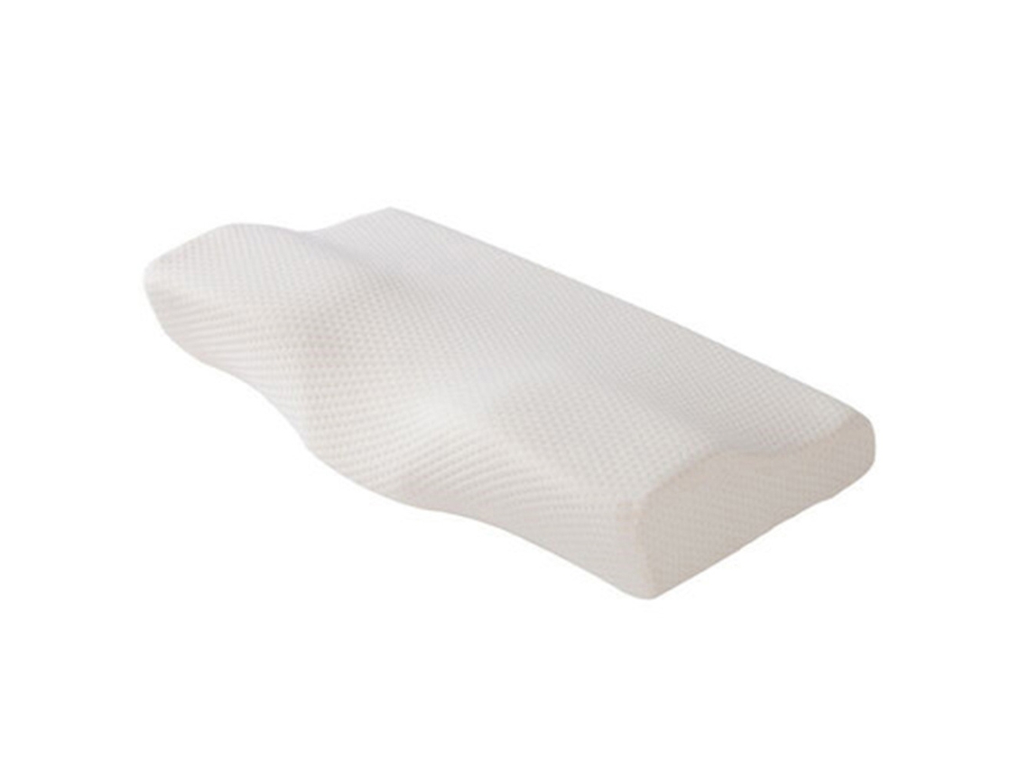 Travesseiro de Pescoço com Espuma Viscoelástica e Design Ergonômico AQUAFORGE