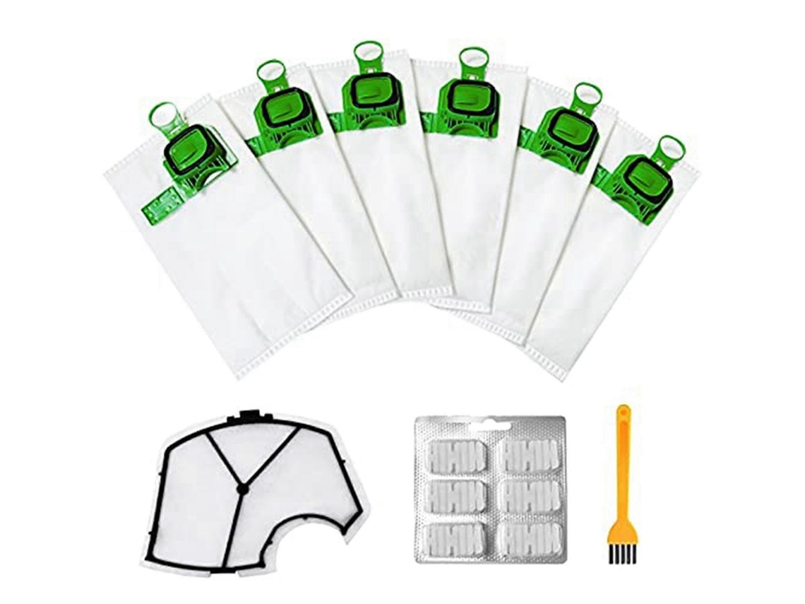Lurelia 6 Sacos Para Aspirador Compatível Com Vorwerk Material Resistente