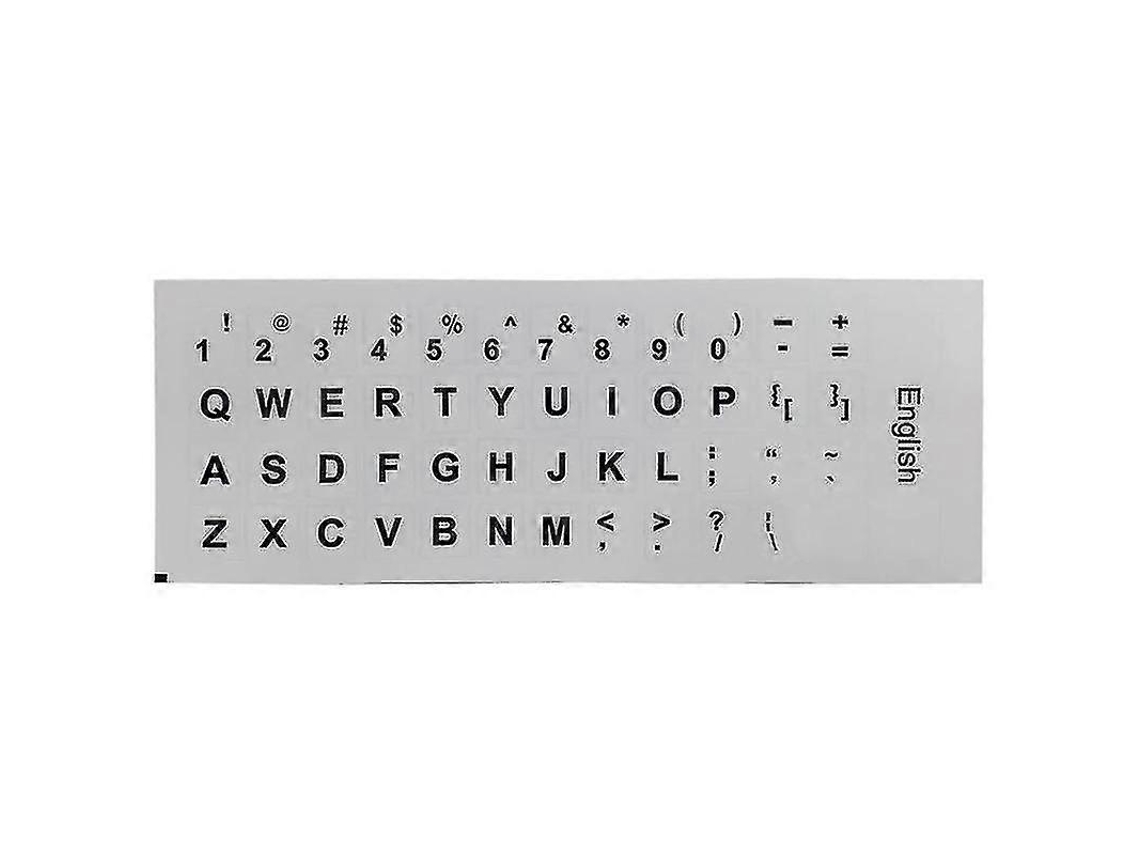 Adesivo Para Teclado De Letras Em Inglês Para Desktop E Laptop Ly Ebike