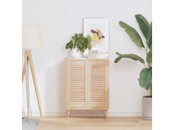 Vidaxl Portas De Armário 2 Pcs Com Design De Persiana Pinho Maciço