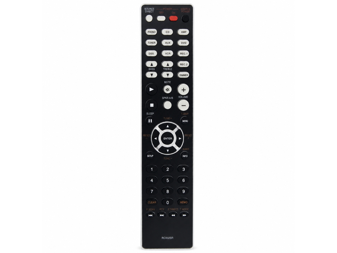 Comando À Distância De Substituição Rc002sr Compatível Com Amplificadores Marantz