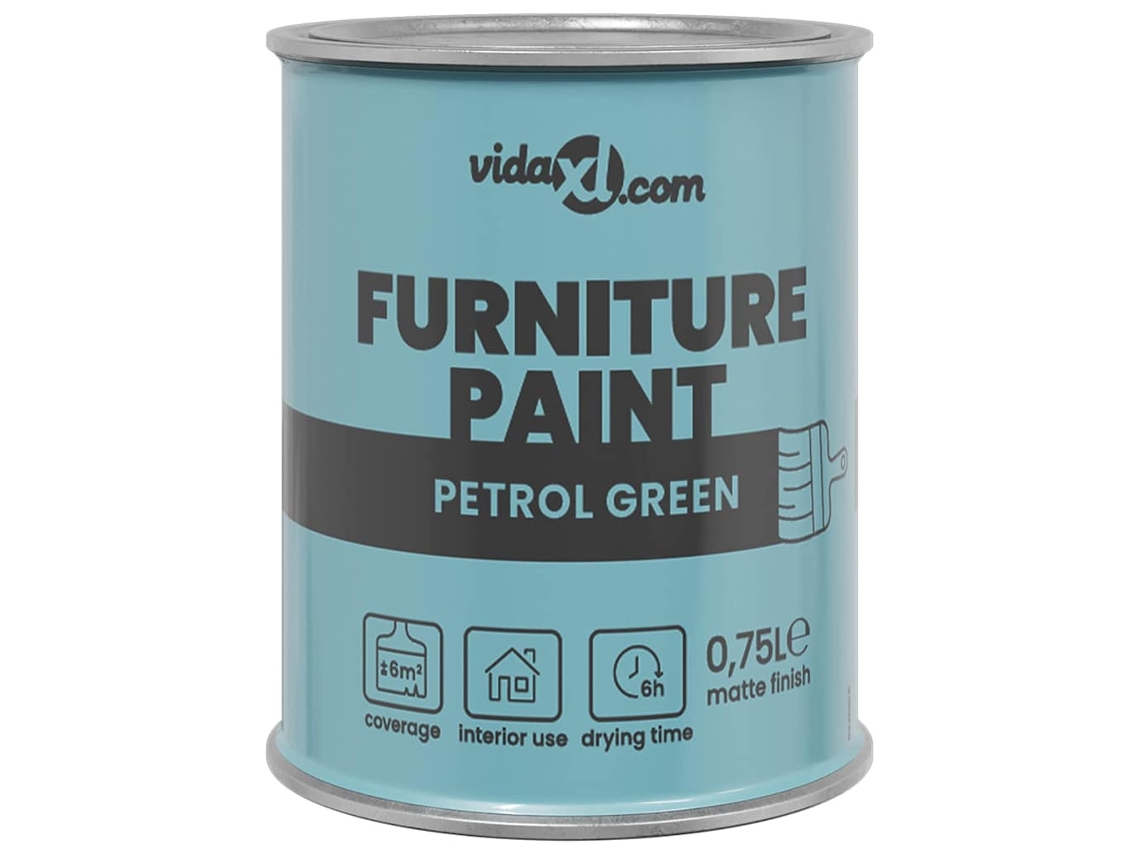 Conjunto 1 Tinta À Base De Água Vidaxl Verde (0,75 L)