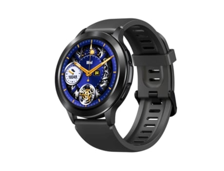 Smartwatch Zeblaze Btalk 2 Mostrador Preto 33Mm Pulseira de Borracha Smartwatch ROGBID