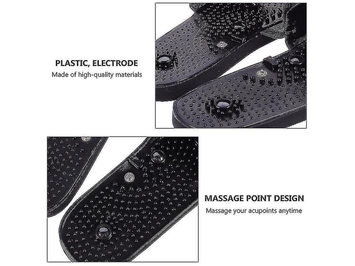 1 Par Pés Massagem Chinelos Pés Equipamento De Massagem Magnética Chinelos