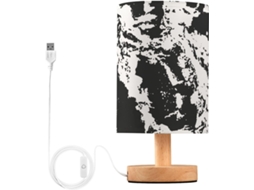 Abajures De Mesa Kll, Luz Quente, Design Fluido Com Textura De Grão, Luminárias De Leitura Para Casa E Escritório