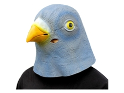 Máscara de Pombo em Látex Realista para Halloween Festa Carnaval Cosplay