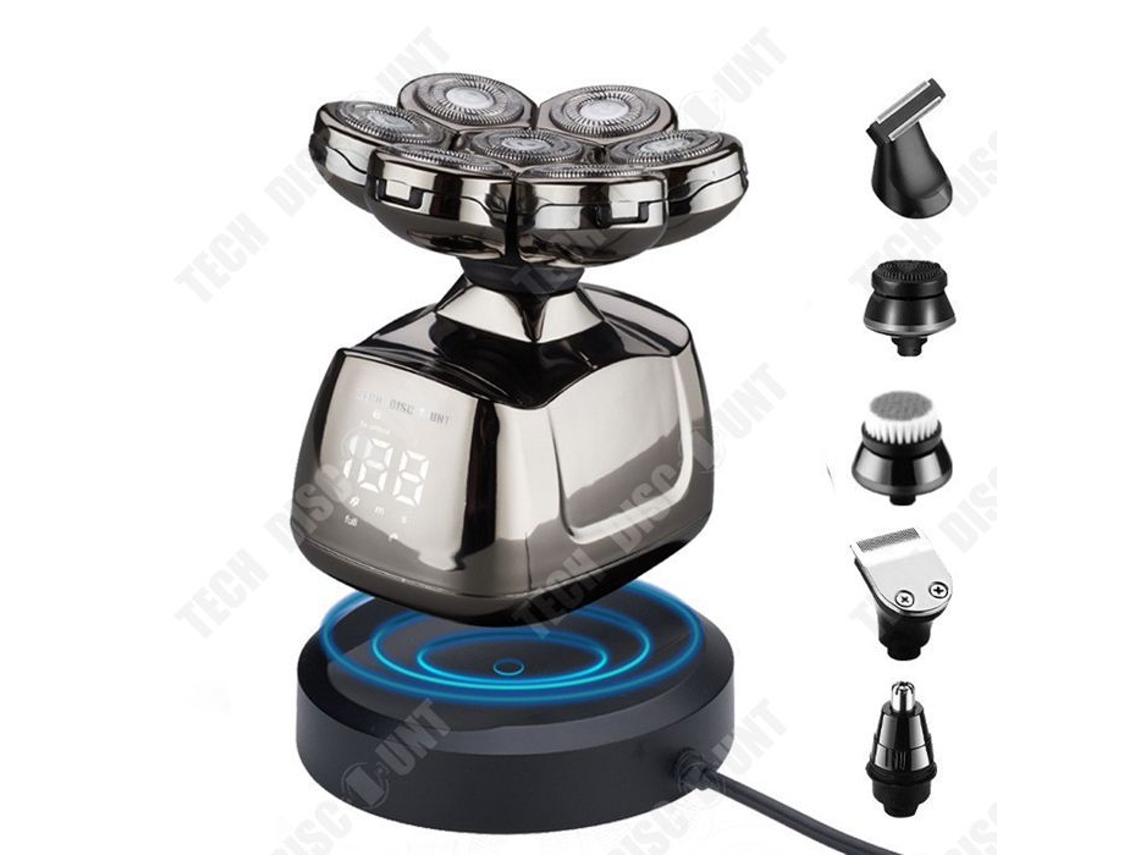 Barbeador elétrico à prova dágua Barbeador elétrico multifuncional para homens Barbeador elétrico 6 em 1 Melhor presente para homens INNOVTEC