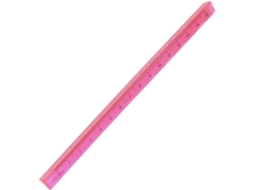 Régua Triangular De 15cm, Régua Reta De Plástico, Para Papel, Material Escolar, Estudante, Escala Dupla, Medição De