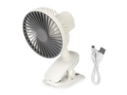 Laxiscreed Ventoinha Portátil Com Ajuste De 3 Velocidades, Design Rotativo E Função Usb
