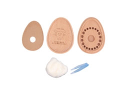 Caixa de Dentes Infantil LAXISCREED Bambu com Pinça