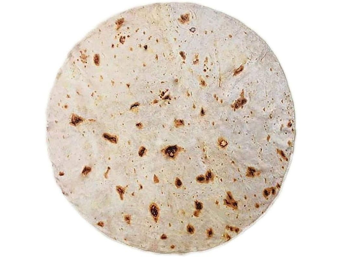 Manta de Burrito de Pelúcia Macia, Presente Divertido com Tema de Taco para Família e Amigos