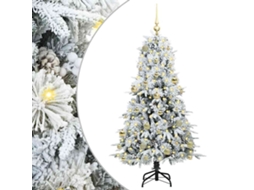 Conjunto 1 Decoração De Natal Vidaxl Branco Plástico (150 Cm)