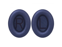 Almofadas Zruxe Para Bose Quietcomfort Qc2, Qc15, Qc25, Qc35, Qc35 Ii, Ae2, Ae2i, Ae2w, Soundtrue, Soundlink, Over-ear, Azul, Pele Ecologica