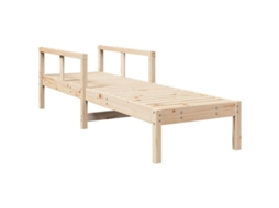 Sun Lounger, Sun Loungers Vidaxl Marrom Madeira De Pinho (n/a)