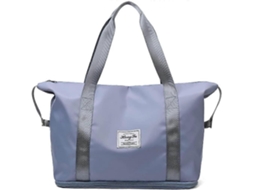 Mala De Viagem Dobrável, Portátil, De Grande Capacidade, Em Tecido Oxford Impermeável, Leve, Ideal Para Compras, Academia E Esportes (roxo Escuro).