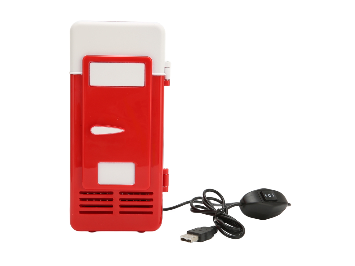 Aetheria geladeira Usb Pequena Portátil Resfriamento Semicondutor Baixo Ruído para Carro e Mesa Vermelha