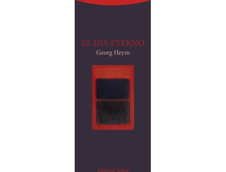 Livro El Día Eterno de Georg Heym (Espanhol)