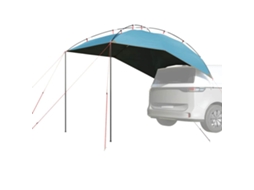 Vidaxl Tenda De Carro Impermeável Azul