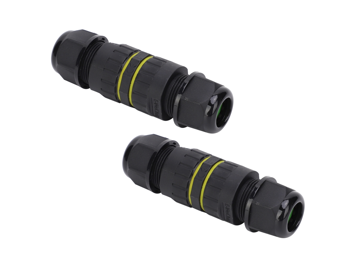Conector Impermeável Ip68 M16-2p Para Cabo Externo