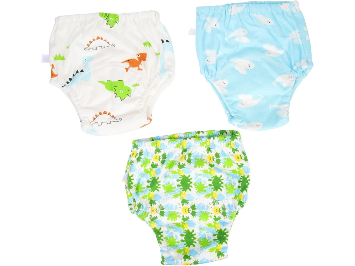 Conjunto De 3 Fraldas De Natação Reutilizáveis Para Meninos E Meninas, Laváveis E Impermeáveis.