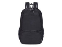 Mochila Dobrável Ultraleve, Mochila Unissex Impermeável, Confortável E Leve, Para Caminhadas, Camping E Ciclismo Ao Ar Livre, Preta