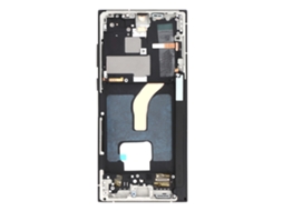 Clappio Ecrã Estrutura por Samsung Galaxy S22 Ultra Grafite e vidro tátil - Ecrã OLED Preto