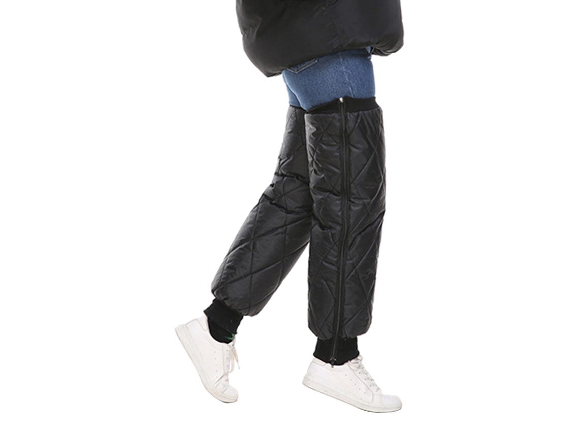 1 Par de Leggins Antiviento para Hombre, com Rodilhas Impermeáveis, para Moto e Carro Elétrico, Inverno