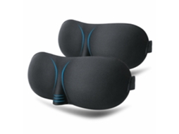 Máscara de Dormir 3d, 2 Peças, Laço Mágico, Tampões de Ouvido AQUAFORGE