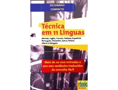 Livro Técnica en 11 Idiomas Alemán Inglés Francés Italiano Español Portugués Holandés Sueco Polaco Checo y Húngaro (Português)