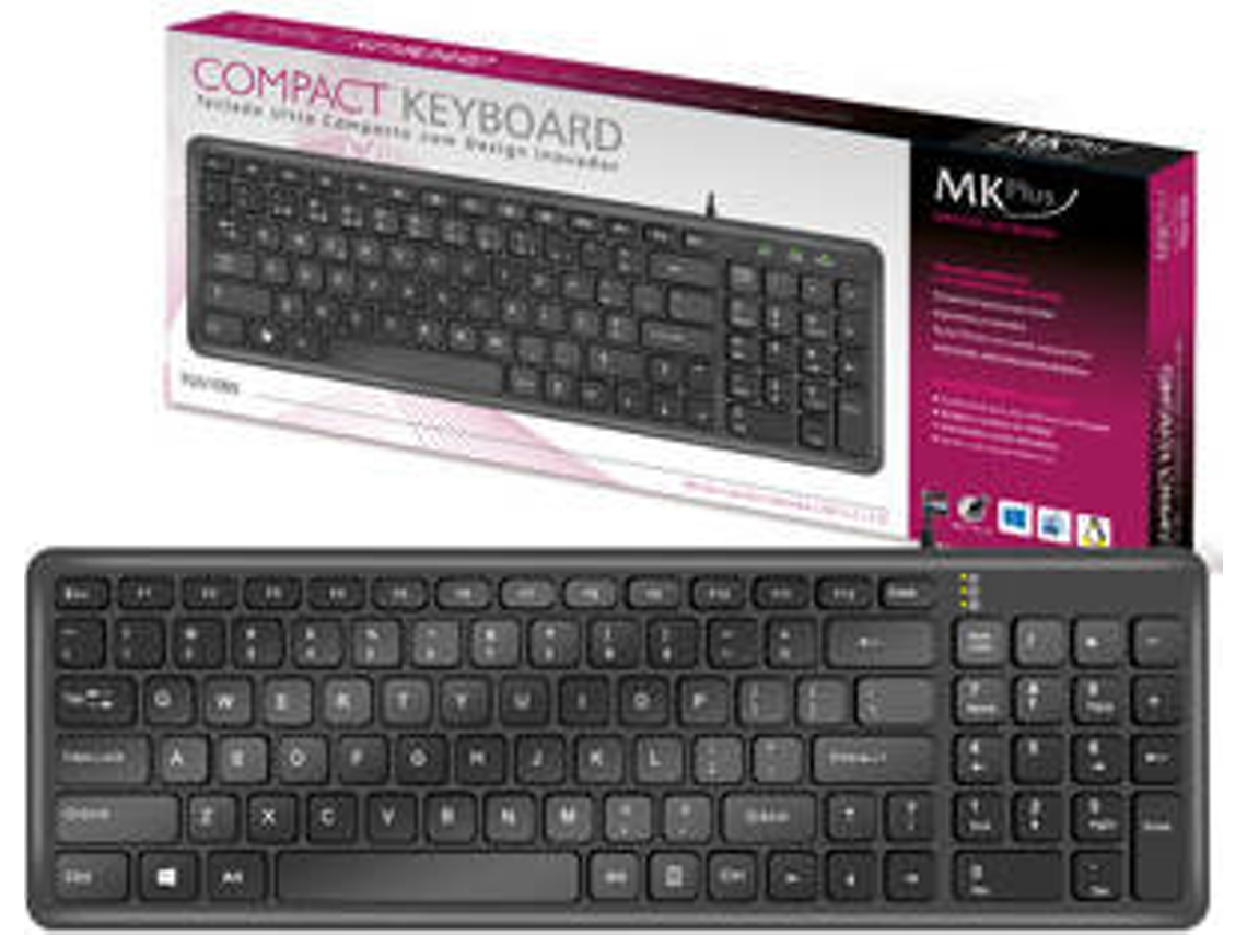 Teclado MKPLUS Compact 105 TECLAS USB - TG5100S