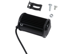 Conjunto de 2 faróis de trabalho LED à prova d'água para carro e motocicleta, Fileira Dupla