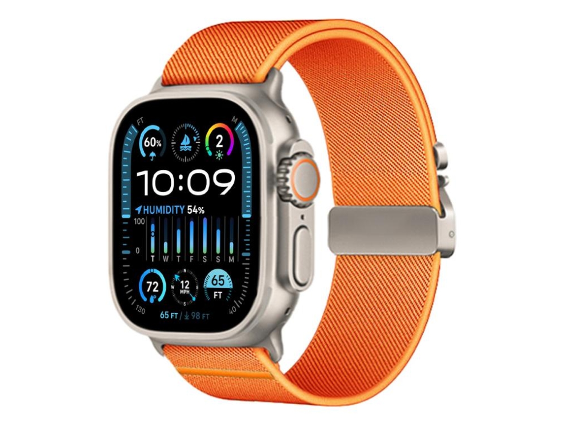 Bracelete Apple Watch Nylon Elástico com Fecho Paraquedas XIAOMOYU