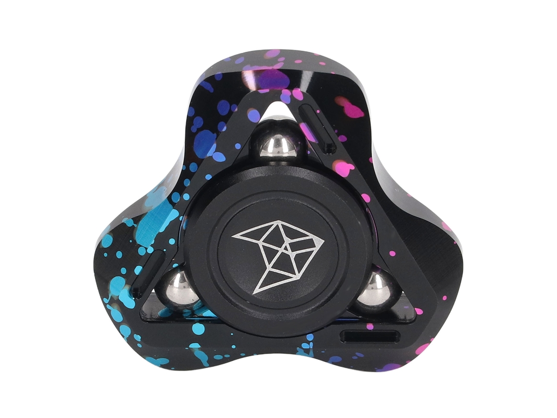Brinquedo De Mão Anti-estresse Metal Rotativo Sensorial Triangular Para Crianças E Adultos Multicolor