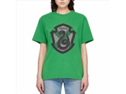 Rockinstone Harry Potter Minimalist Slytherin Emblem Irish Green T-shirt Size:xl