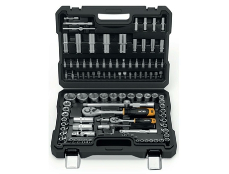 Conjunto de chaves com 108 peças. 1/2 1/4 JCB- ...