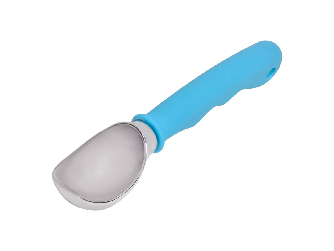 Colher De Metal Para Sorvete Com Cabo Azul