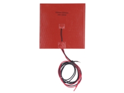 Hkj almohadilla Calefactora de Silicona 200x200mm 200w 180℃ Cama Caliente Impresora 3d Dc24v