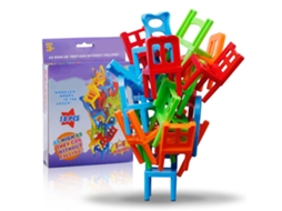 Brinquedo De Cadeiras Empilháveis Para Crianças Jogo De Equilíbrio Diy Cadeiras Empilháveis E Equilibráveis