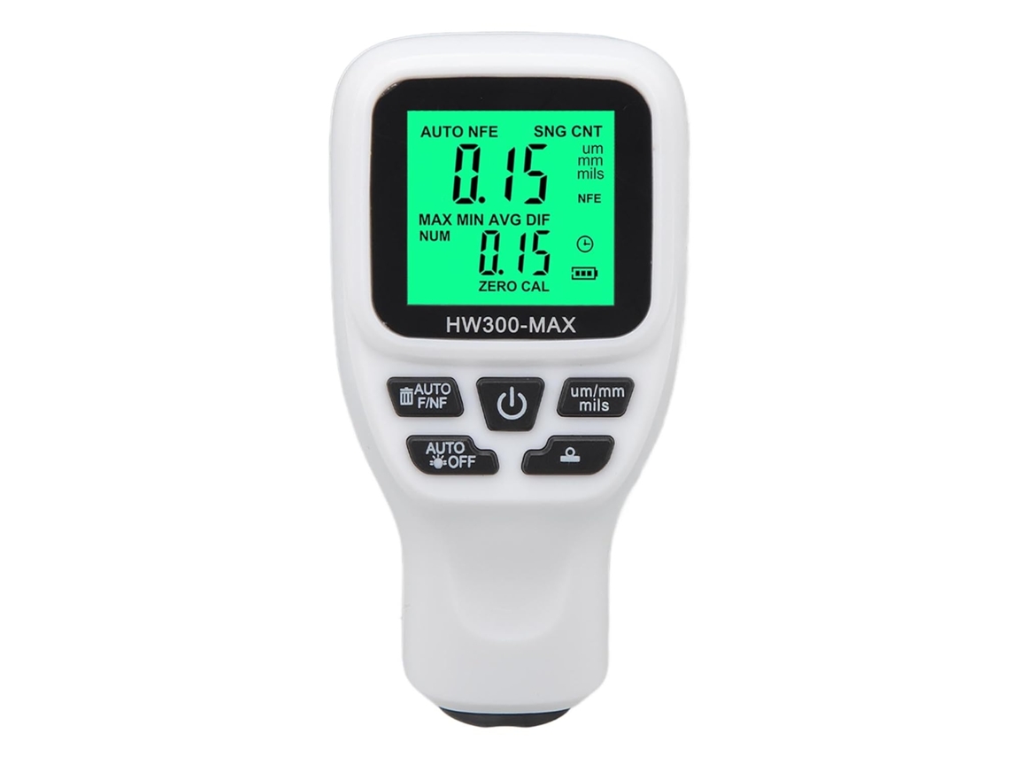Medidor De Espessura Tinta, Digital 0 A 2000 Μm Para Medição 3 Mm E
