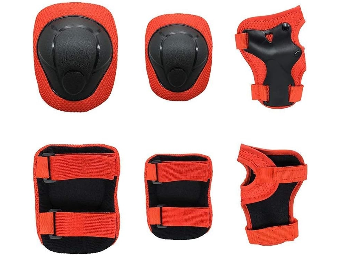 Kit de proteção AQUAFORGE para crianças, com capacete, Joelheiras e Cotoveleiras