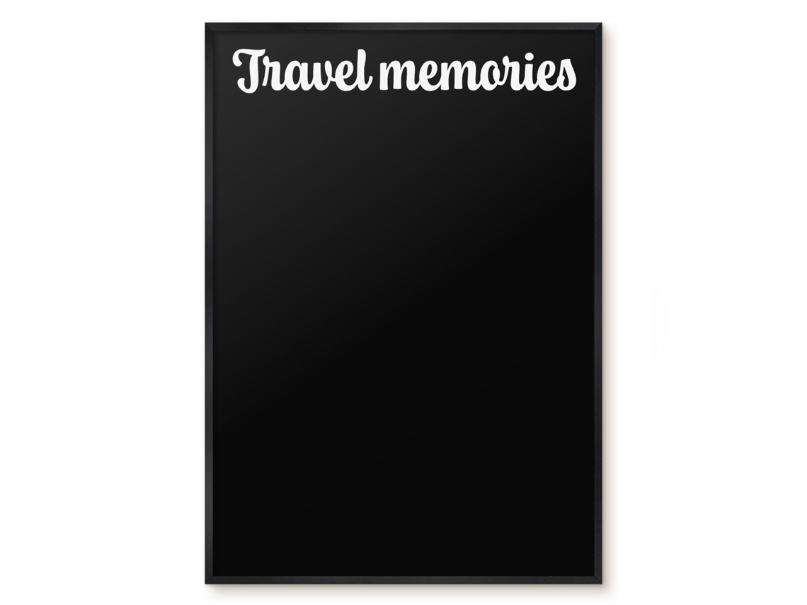 Magnetic Wall Board Travel Memories For The Office Espelharte (70x100 Cm)